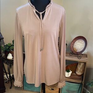 Calvin Klein Blouse in Elegant Taupe